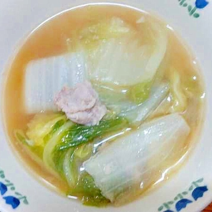 白菜豚こまのスープ煮